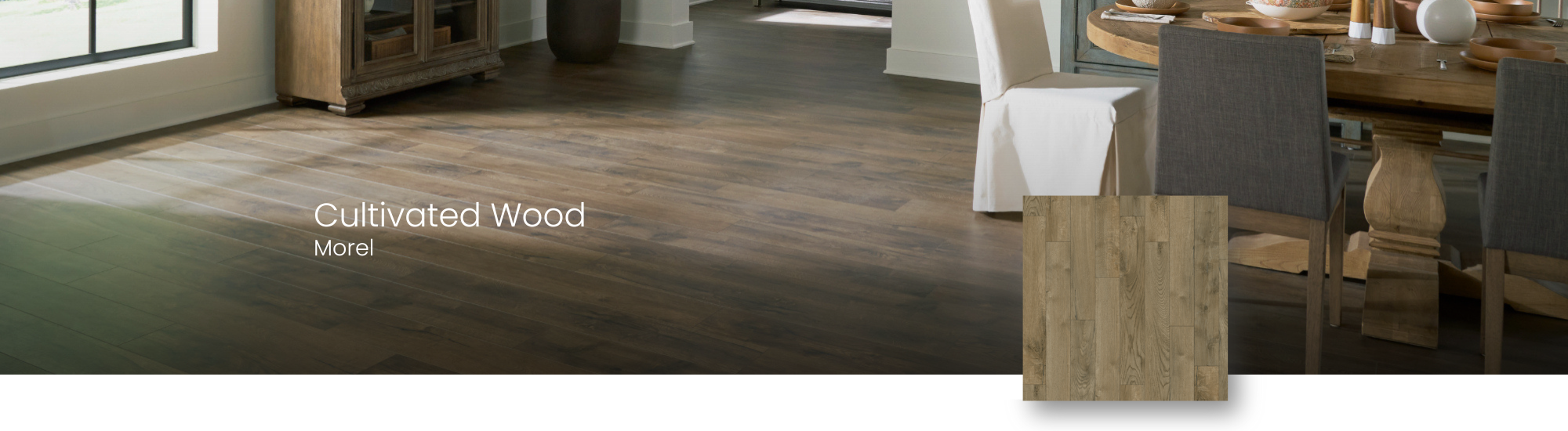 Luxury Vinyl LuxeCraft Flooring by Karastan in a modern dining room